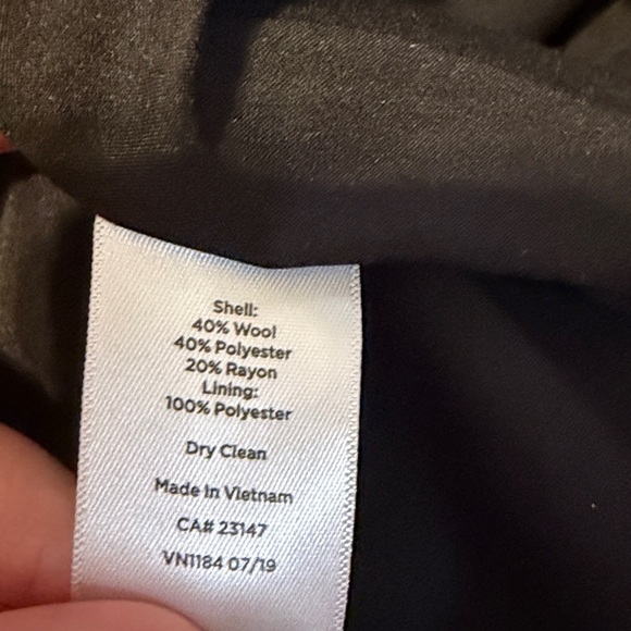 Talbots women’s 14 large skirt Black Red Plaid Mini knee wool causal business - Picture 7 of 9